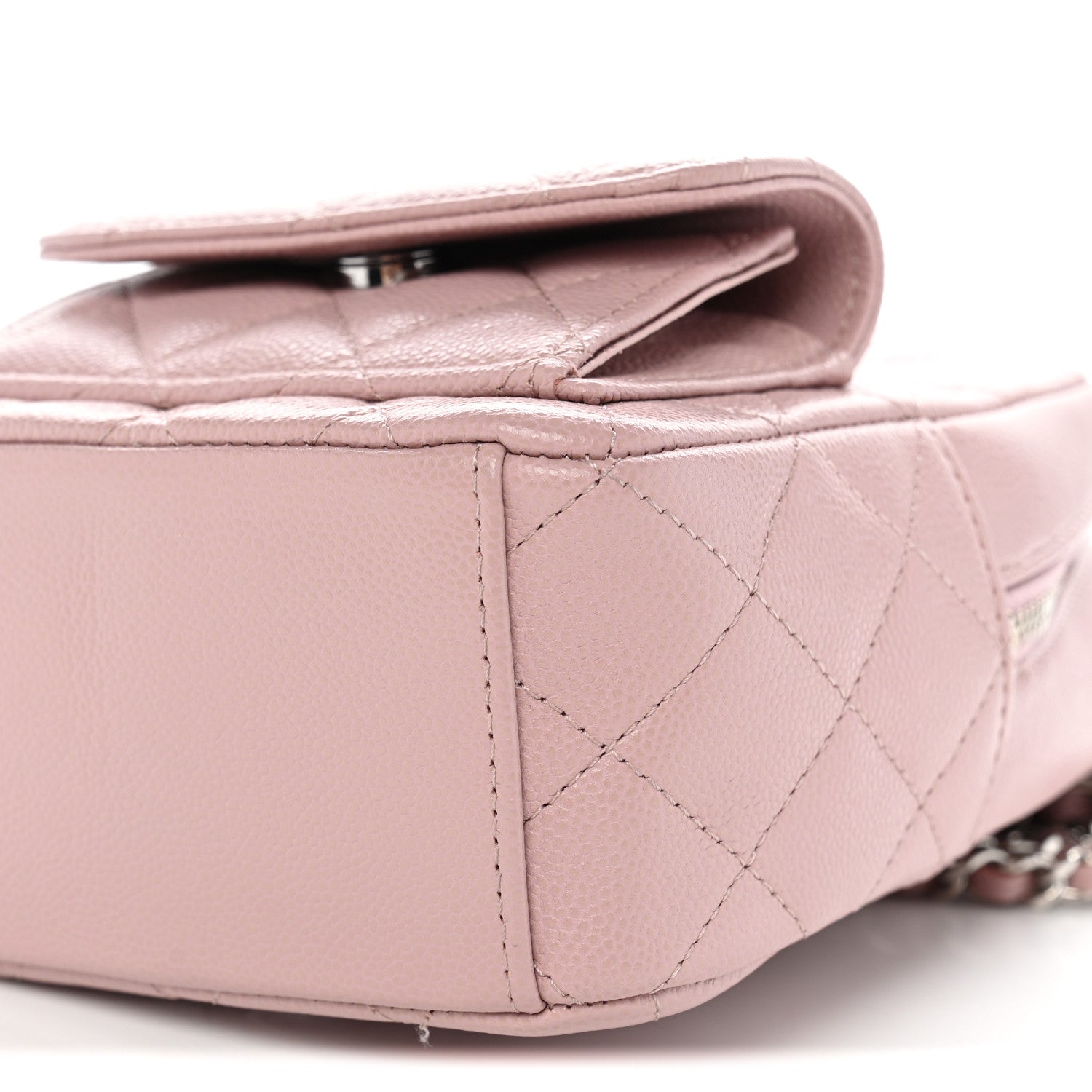 Chanel Caviar Quilted CC Mini Classic Backpack Pink 10 of 11