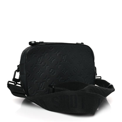 Louis Vuitton Taurillon Monogram S Lock Messenger Black 3 of 8