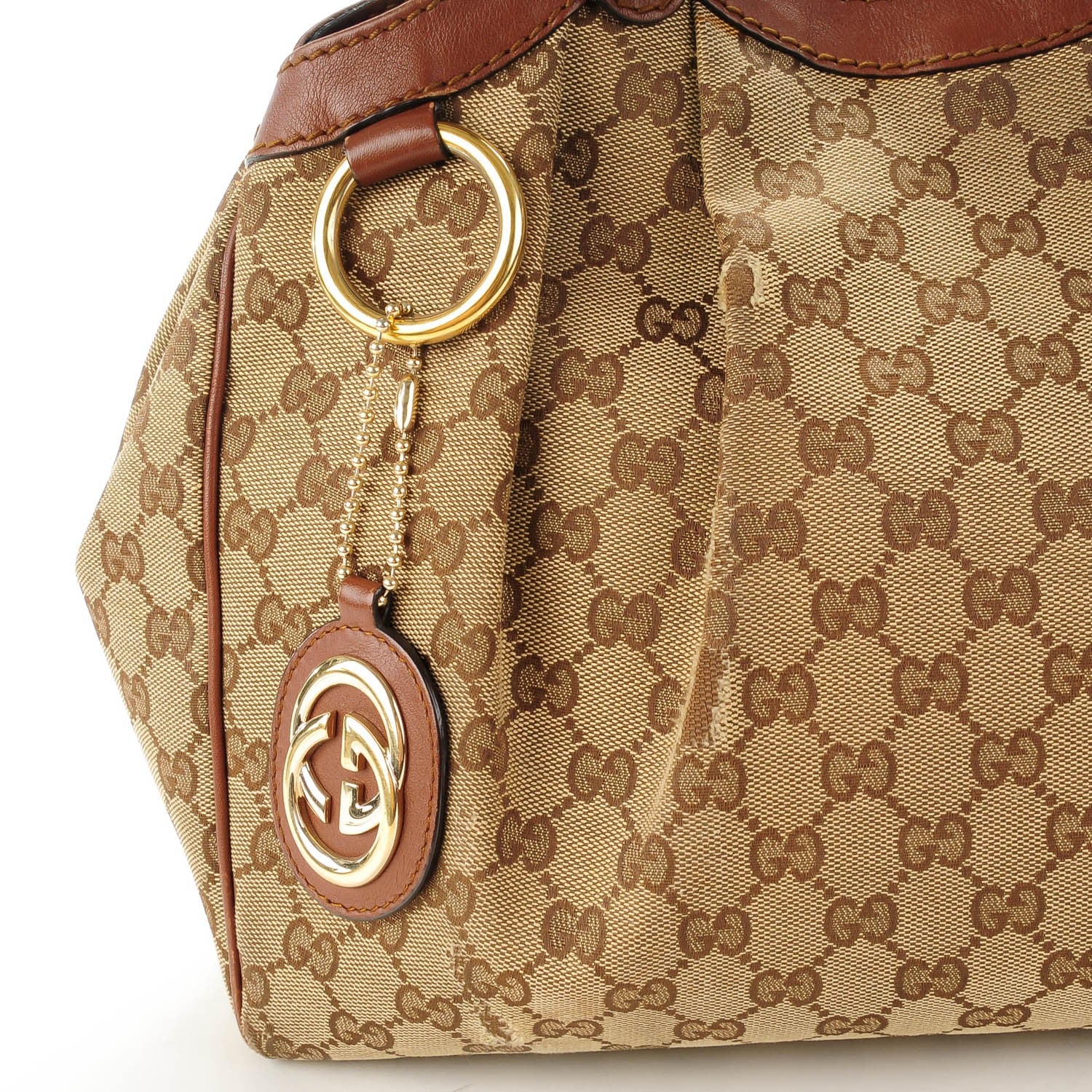 Gucci Monogram Medium Sukey Tote Brown 8 of 14