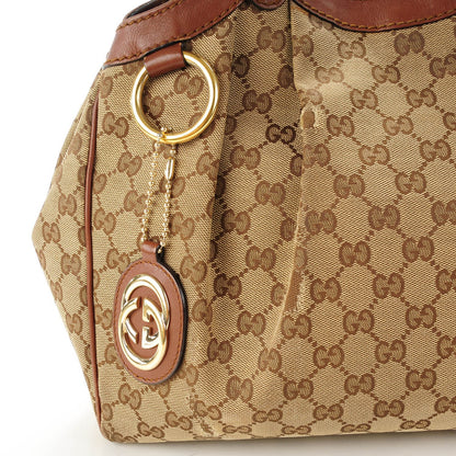 Gucci Monogram Medium Sukey Tote Brown 8 of 14