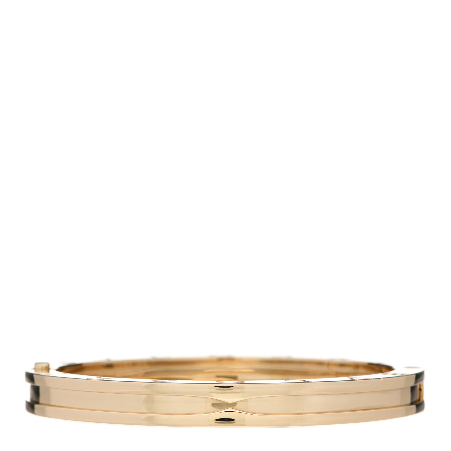 Bulgari 18K Yellow Gold B.Zero1 Bangle Bracelet M 2 of 6
