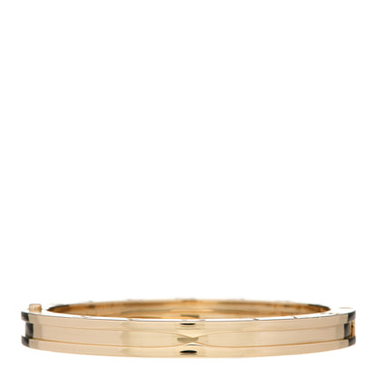 Bulgari 18K Yellow Gold B.Zero1 Bangle Bracelet M 2 of 6