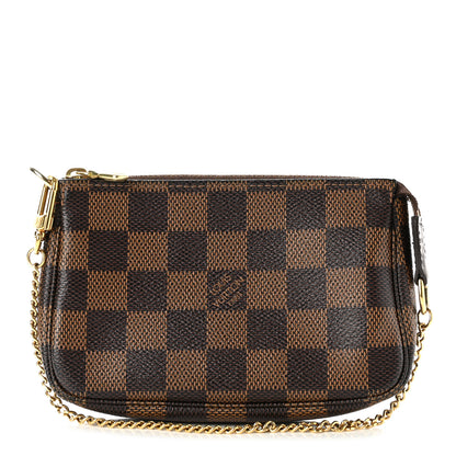 Louis Vuitton Damier Ebene Mini Pochette Accessories 1 of 8