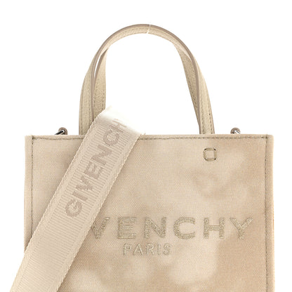 Givenchy Tie Dye Canvas Mini G Shopping Tote Beige 8 of 10