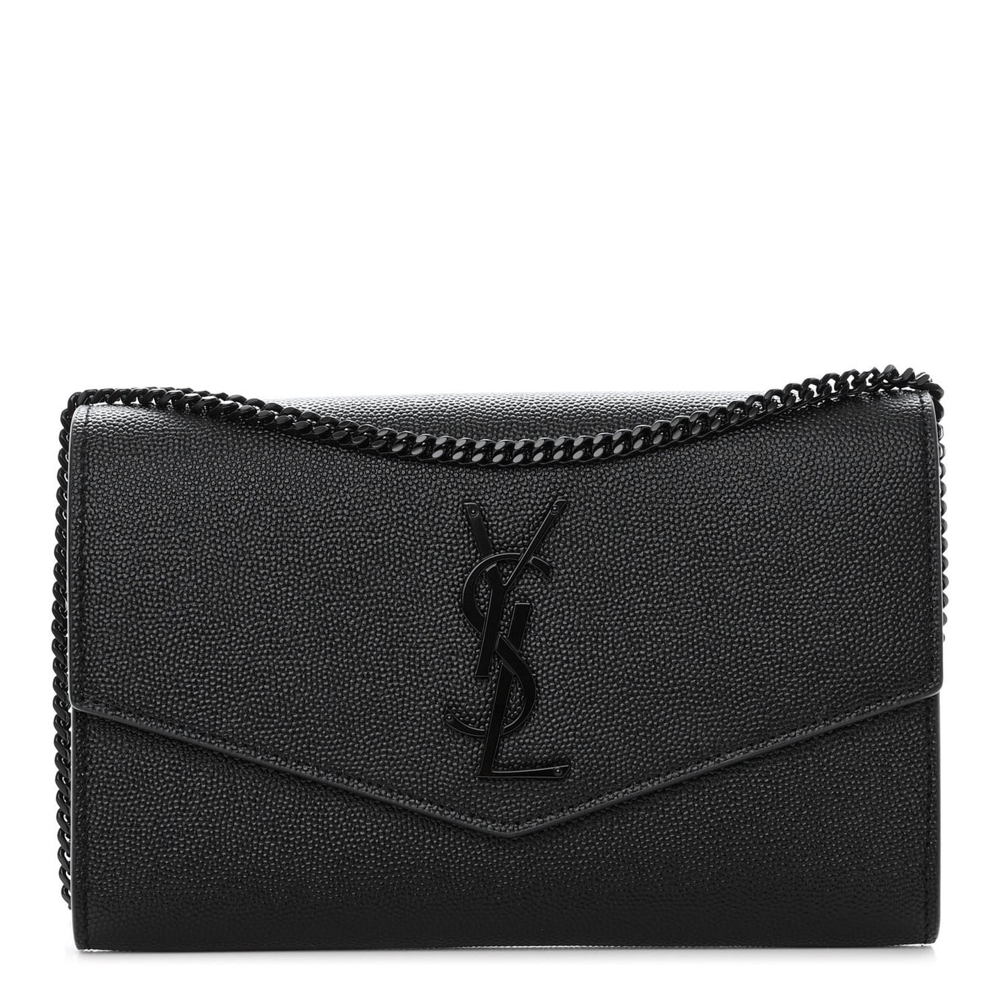 Grain De Poudre Monogram Uptown Chain Wallet Black