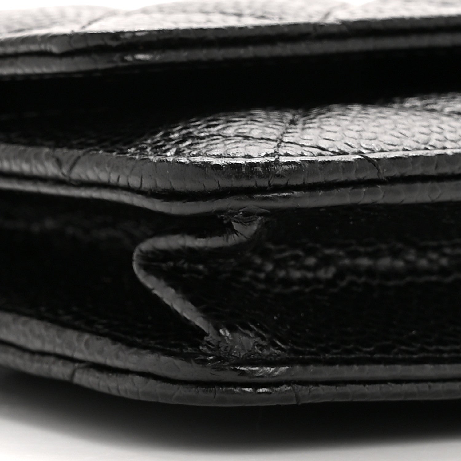 Chanel Caviar Quilted Wallet on Chain WOC Black 9 of 11