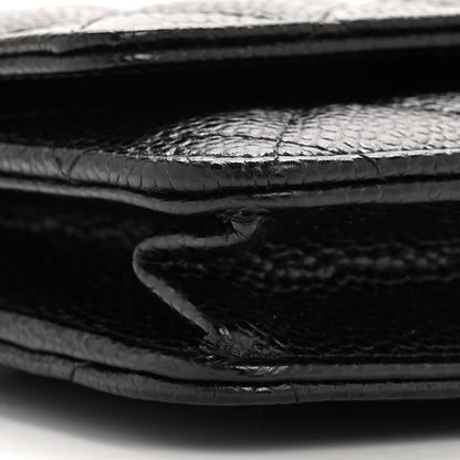 Chanel Caviar Quilted Wallet on Chain WOC Black 9 of 11