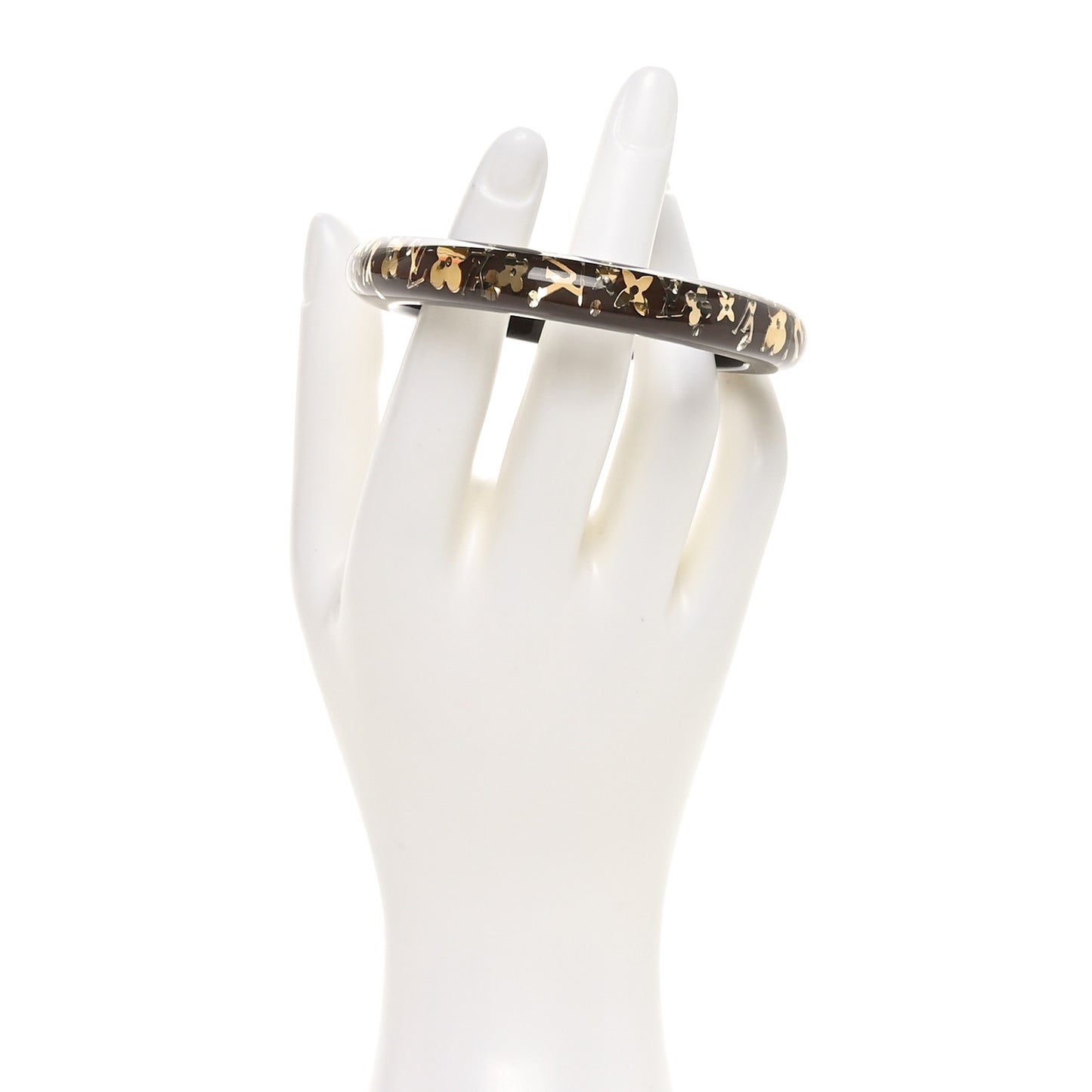 Resin Swarovski Medium Inclusion Bracelet PM Marron