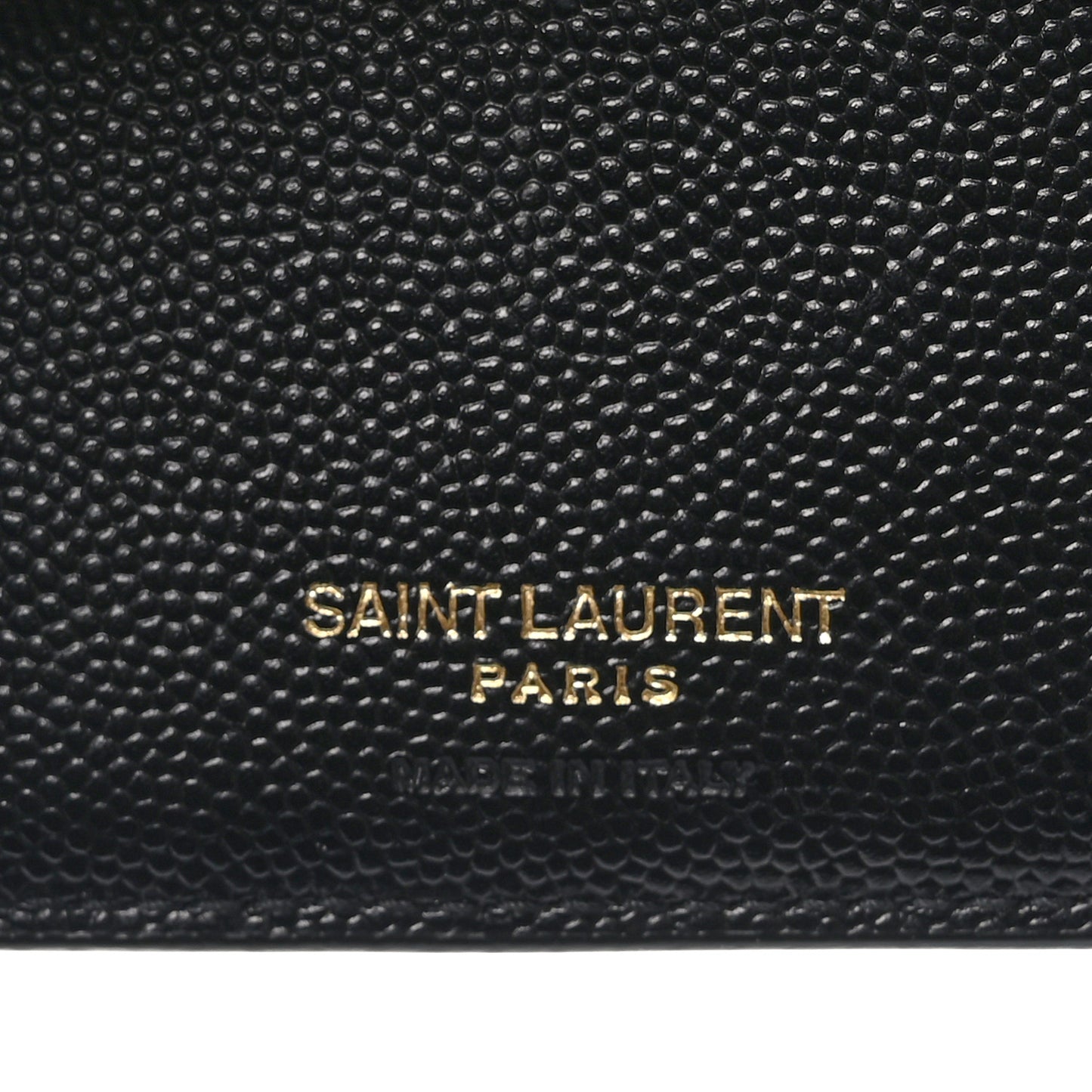 Grain De Poudre Matelasse Chevron Monogram Zipped Two-Part Wallet Black