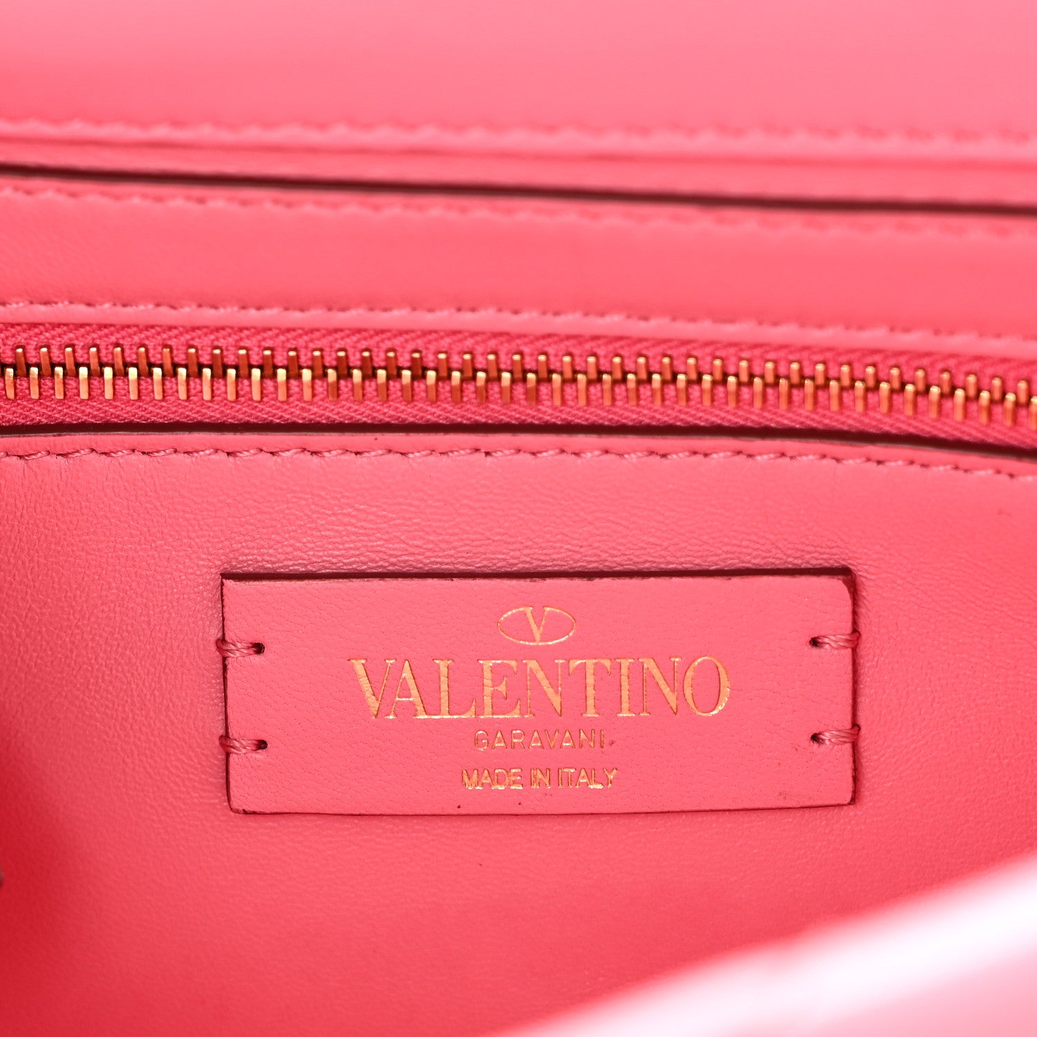 Valentino Garavani Nappa Medium Roman Stud Shoulder Bag Flamingo Pink 6 of 9
