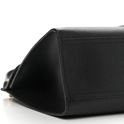 Gucci Calfskin Small GG Marmont Top Handle Bag Black 9 of 11