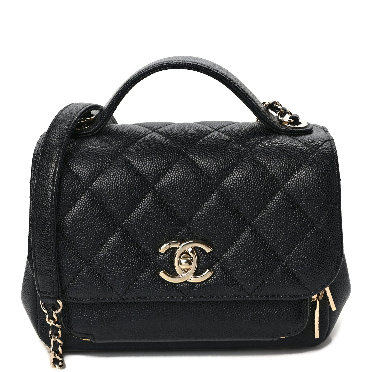 Chanel Caviar Quilted Small Business Affinity Flap Black 1 of 10