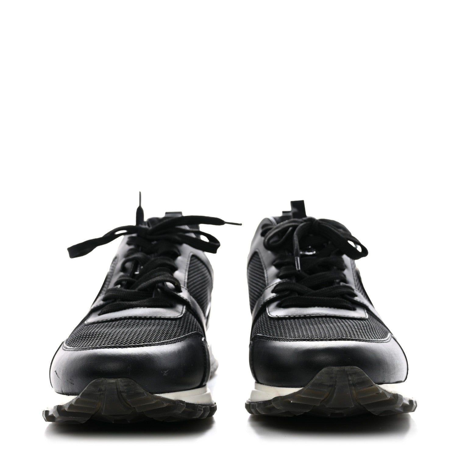 Louis Vuitton Calfskin Run Away Sneakers 36 Black 2 of 11