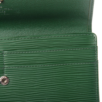 Louis Vuitton Epi Sarah Wallet Menthe 10 of 11