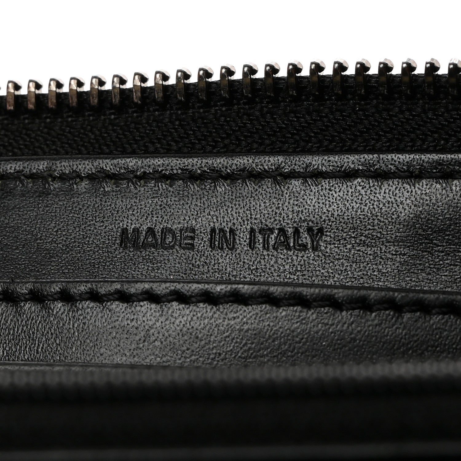 Burberry Calfskin Studded Zip Around Wallet Black 7 of 8