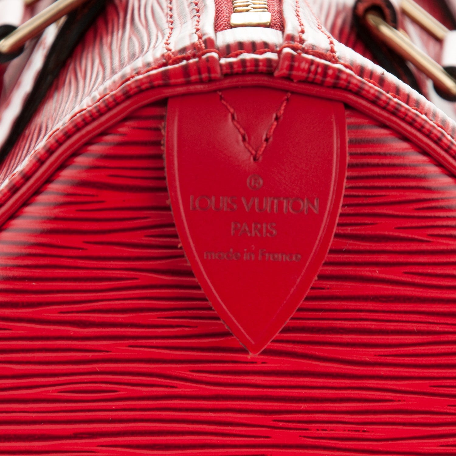 Louis Vuitton Epi Speedy 25 Castillan Red 6 of 7