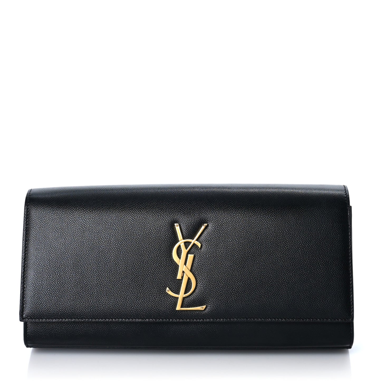Grain De Poudre Monogram Cassandre Clutch Black