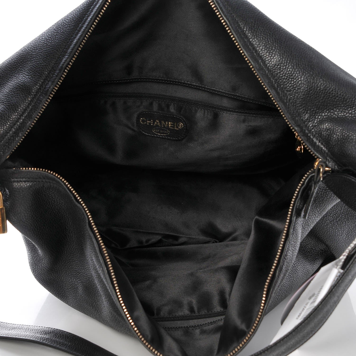 Chanel Caviar CC Hobo Black 5 of 9