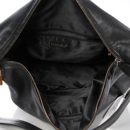 Chanel Caviar CC Hobo Black 5 of 9