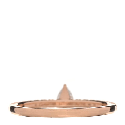 Cartier 18K Pink Gold Diamond Etincelle De Cartier Pear Shaped Paved Ring 47 4 3 of 5