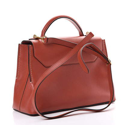 Mulberry Silky Calfskin Small Seaton Rust 2 of 12