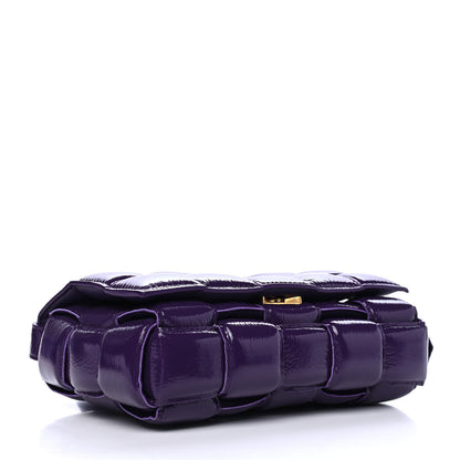 Bottega Veneta Textured Deerskin Maxi Intrecciato Padded Cassette Crossbody Bag Raisin 3 of 4
