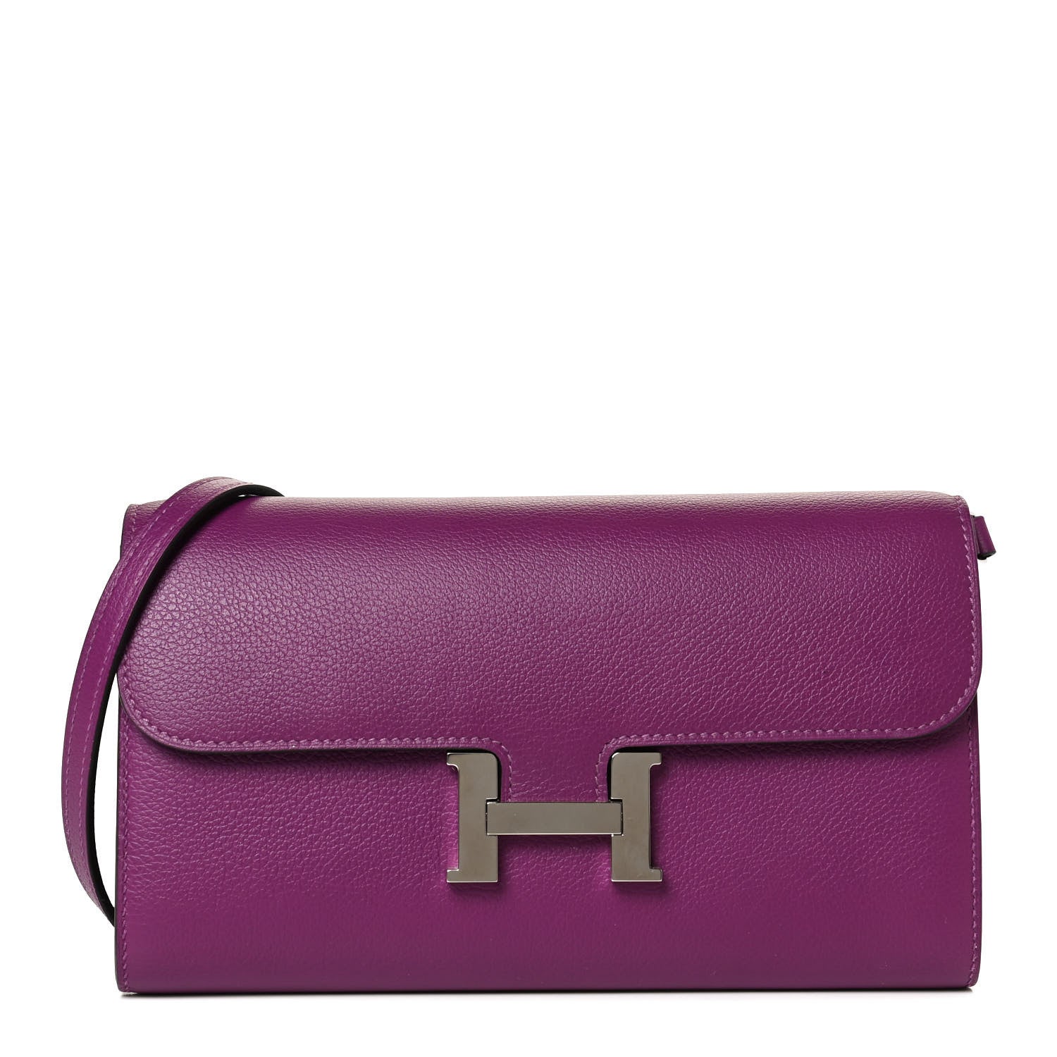 Hermes Evercolor Constance Wallet To Go Anemone 1 of 10
