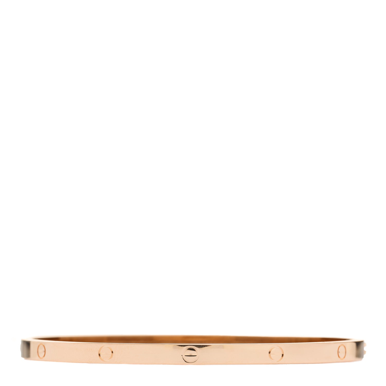Cartier 18K Pink Gold Small LOVE Bracelet 18 1 of 9
