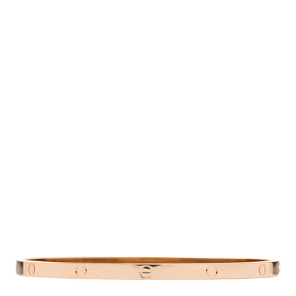 Cartier 18K Pink Gold Small LOVE Bracelet 18 1 of 9