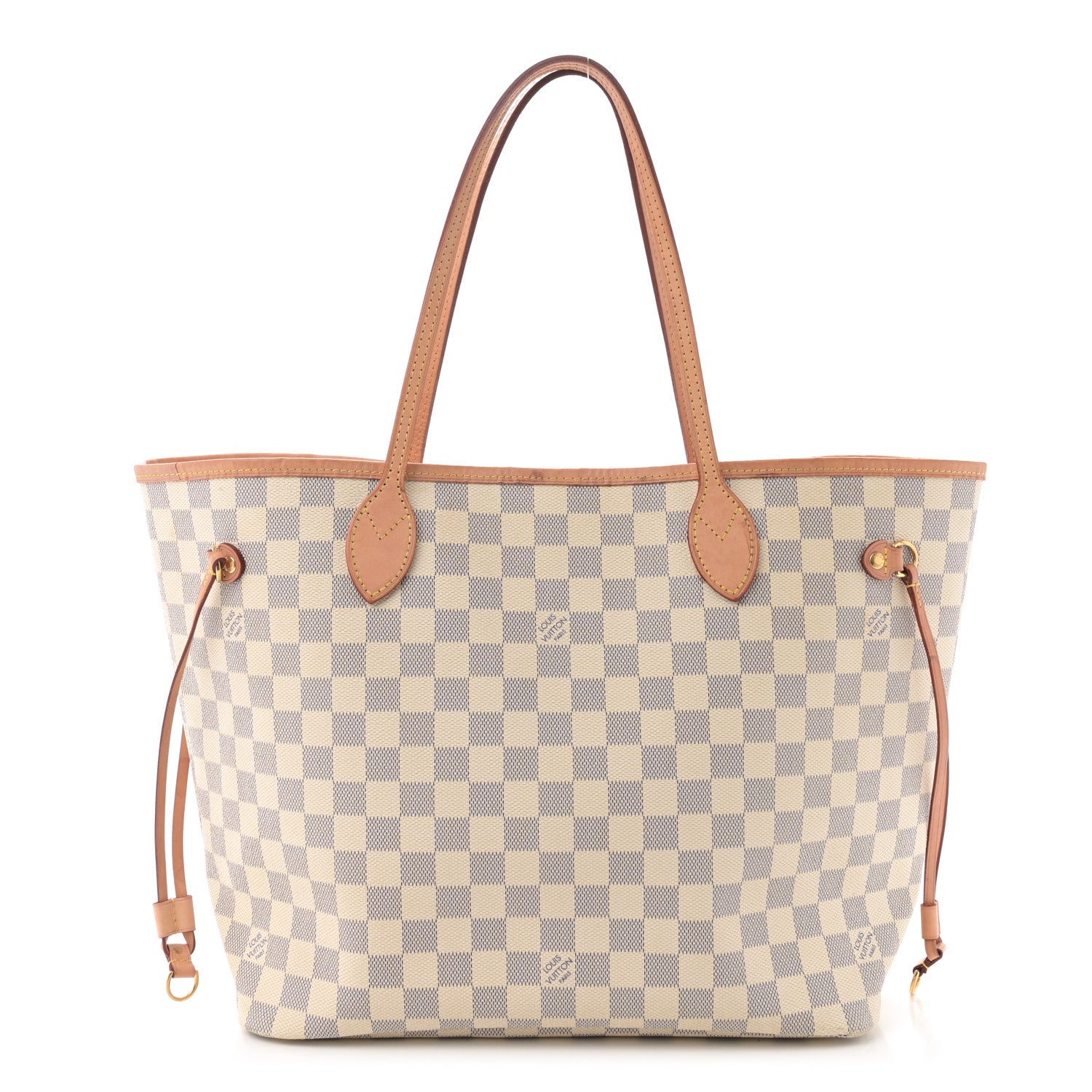 Louis Vuitton Damier Azur Neo Neverfull MM Rose Ballerine 1 of 16