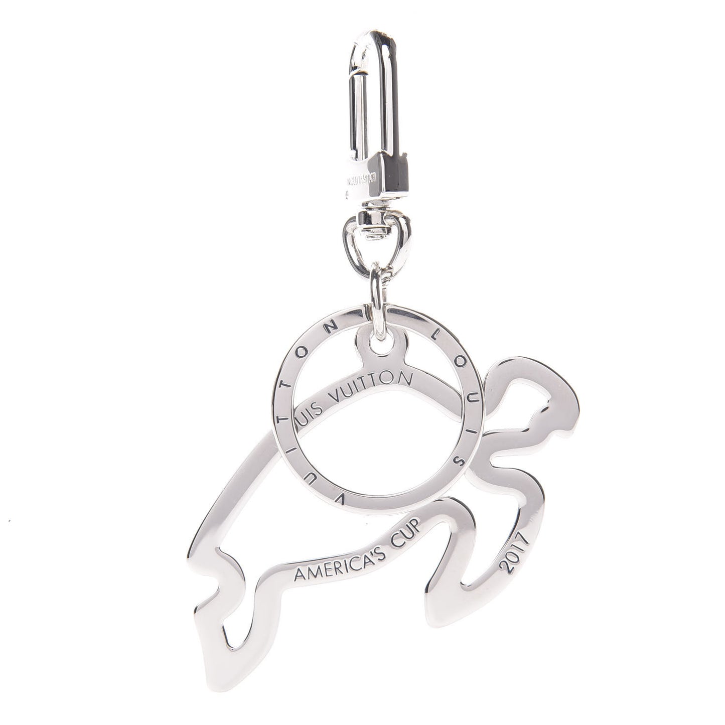 America's Cup Tropicoral Turtle Bag Charm Key Holder