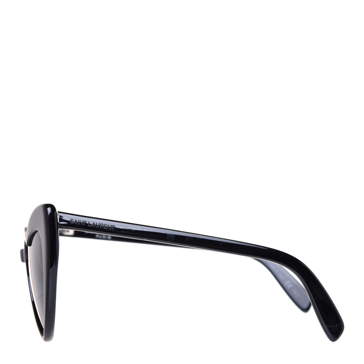 Saint Laurent Acetate Heart Frame Loulou SL181 Sunglasses Black 3 of 8