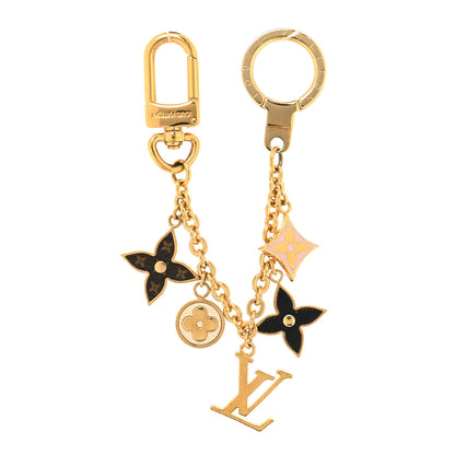 Louis Vuitton Monogram Spring Street Bag Charm Key Holder Gold 1 of 4