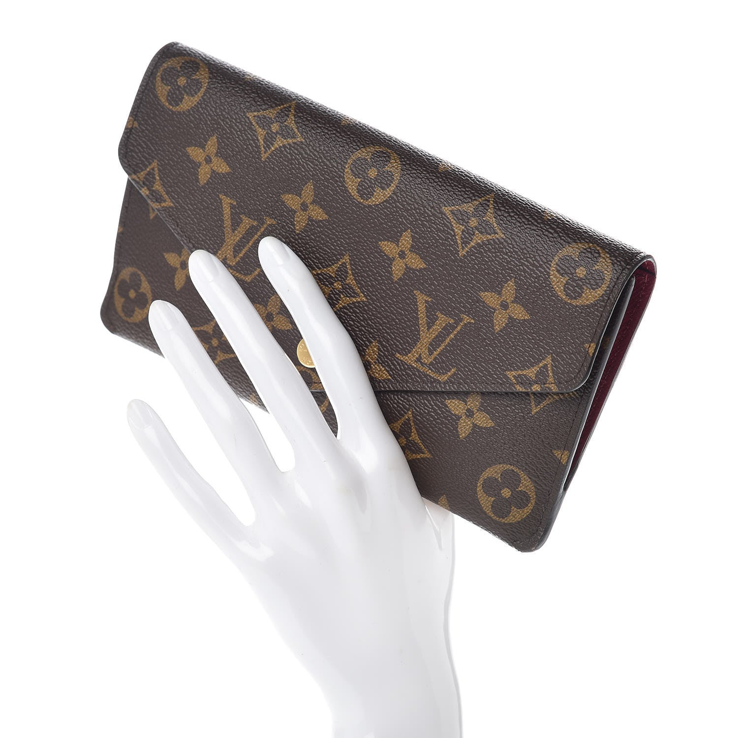 Louis Vuitton Monogram Jeanne Wallet Fuchsia 2 of 17