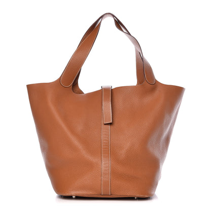 Hermes Taurillon Clemence Picotin TGM Gold 1 of 14