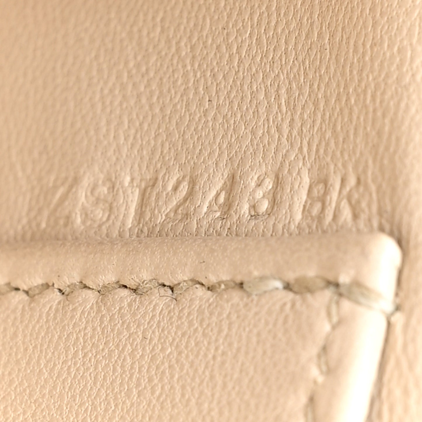 Ostrich Kelly Pochette Clutch Beton