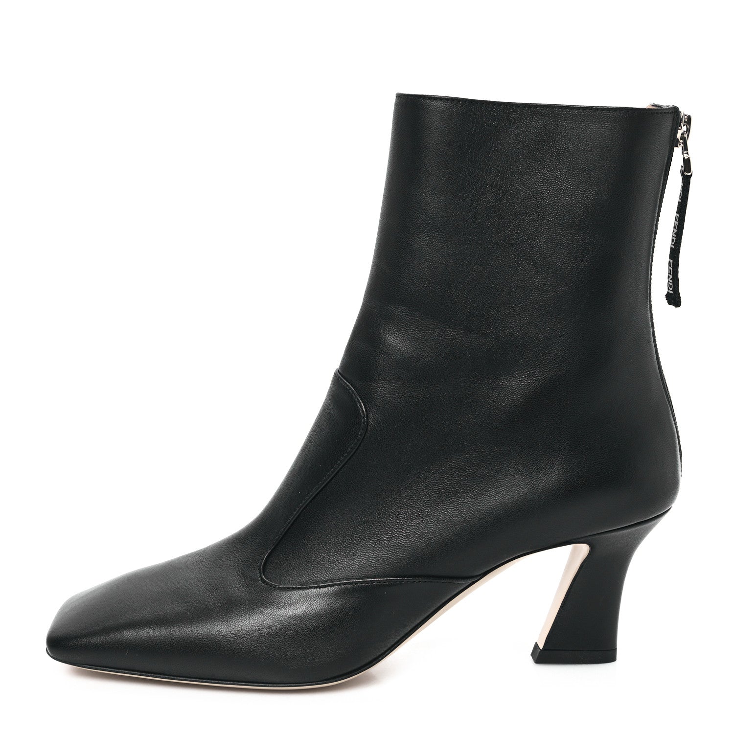 Fendi Nappa FFreedom Ankle Boots 36.5 Black 1 of 9