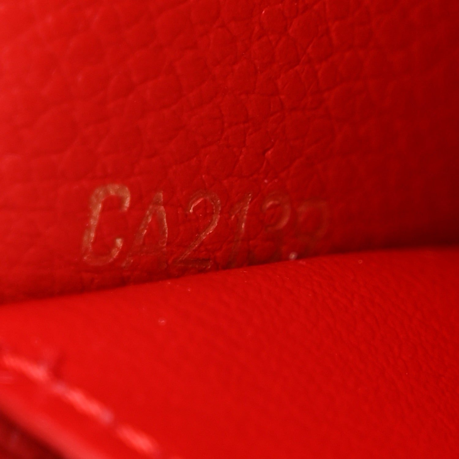 Louis Vuitton Empreinte Bloom Flower Emilie Wallet Marine Rouge 7 of 9