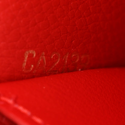 Louis Vuitton Empreinte Bloom Flower Emilie Wallet Marine Rouge 7 of 9