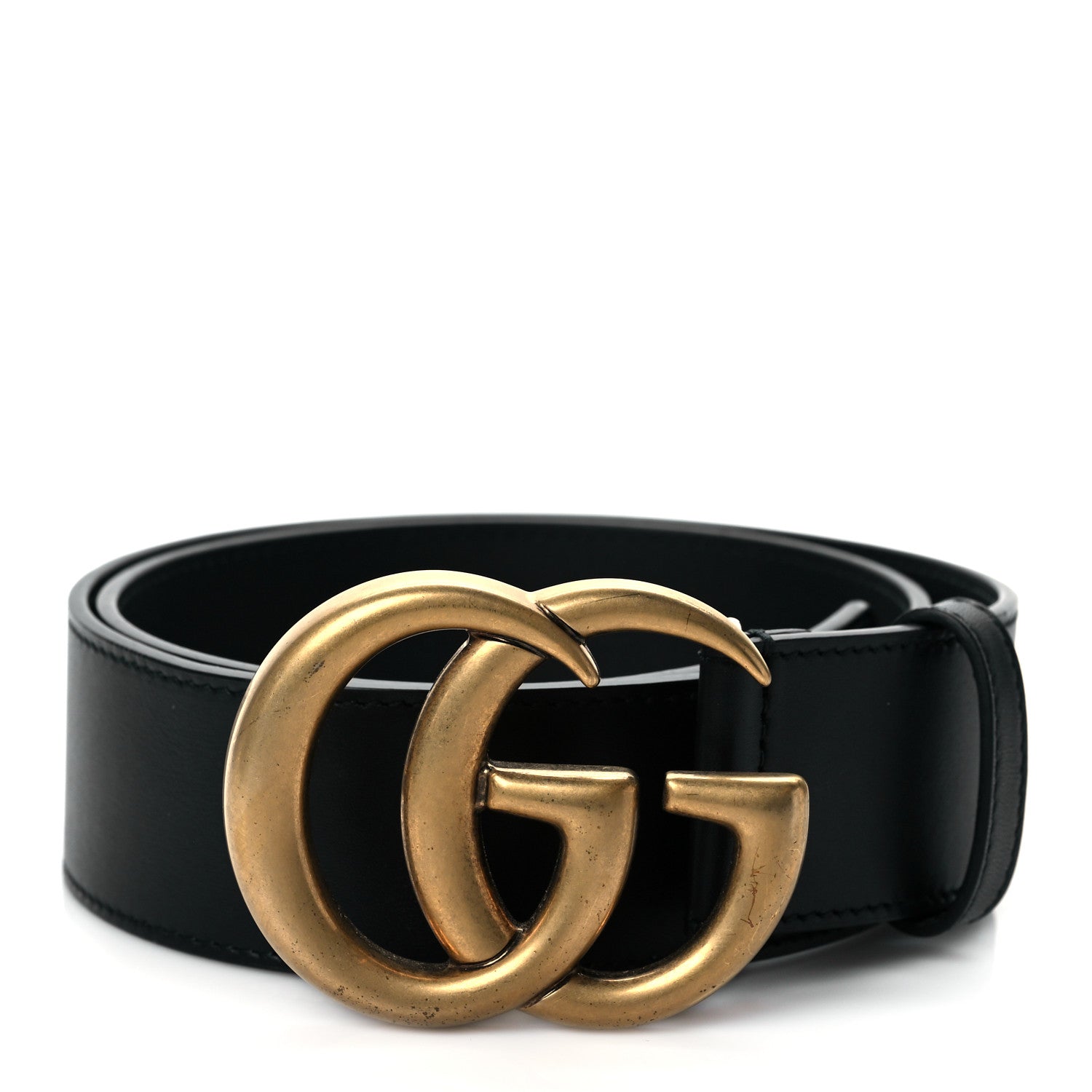 Gucci Calfskin Double G 40mm Belt 70 28 Black 1 of 6