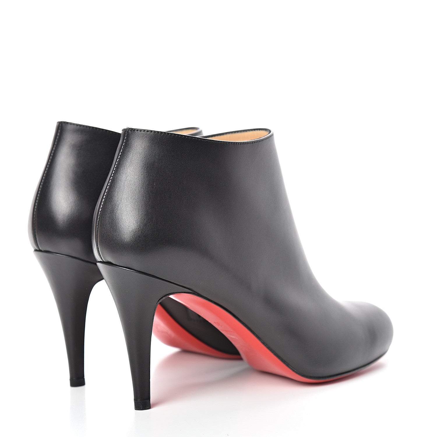 Christian Louboutin Calfskin Belle 85 Ankle Boots 39 Black 4 of 8