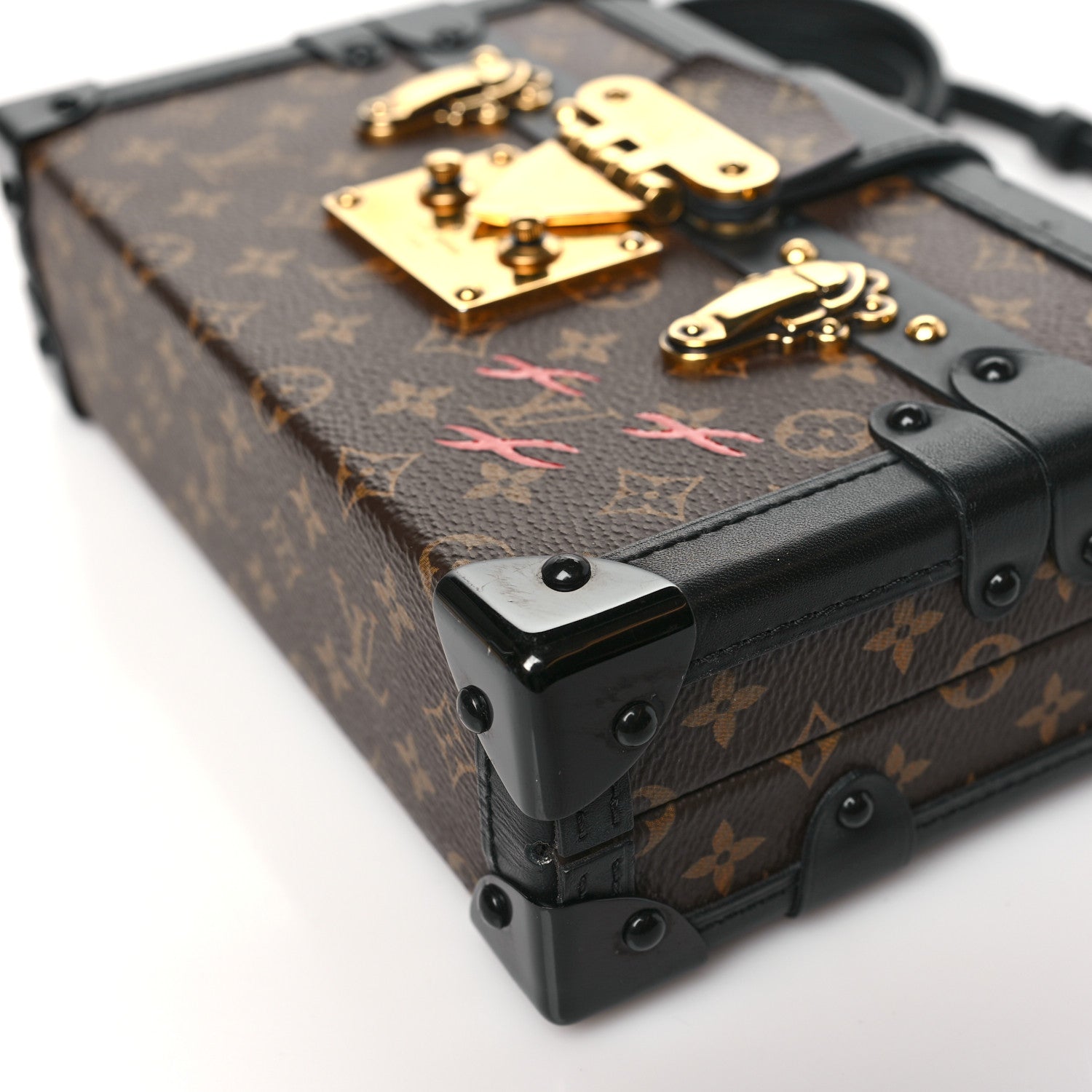 Louis Vuitton Monogram Petite Malle Black 10 of 10