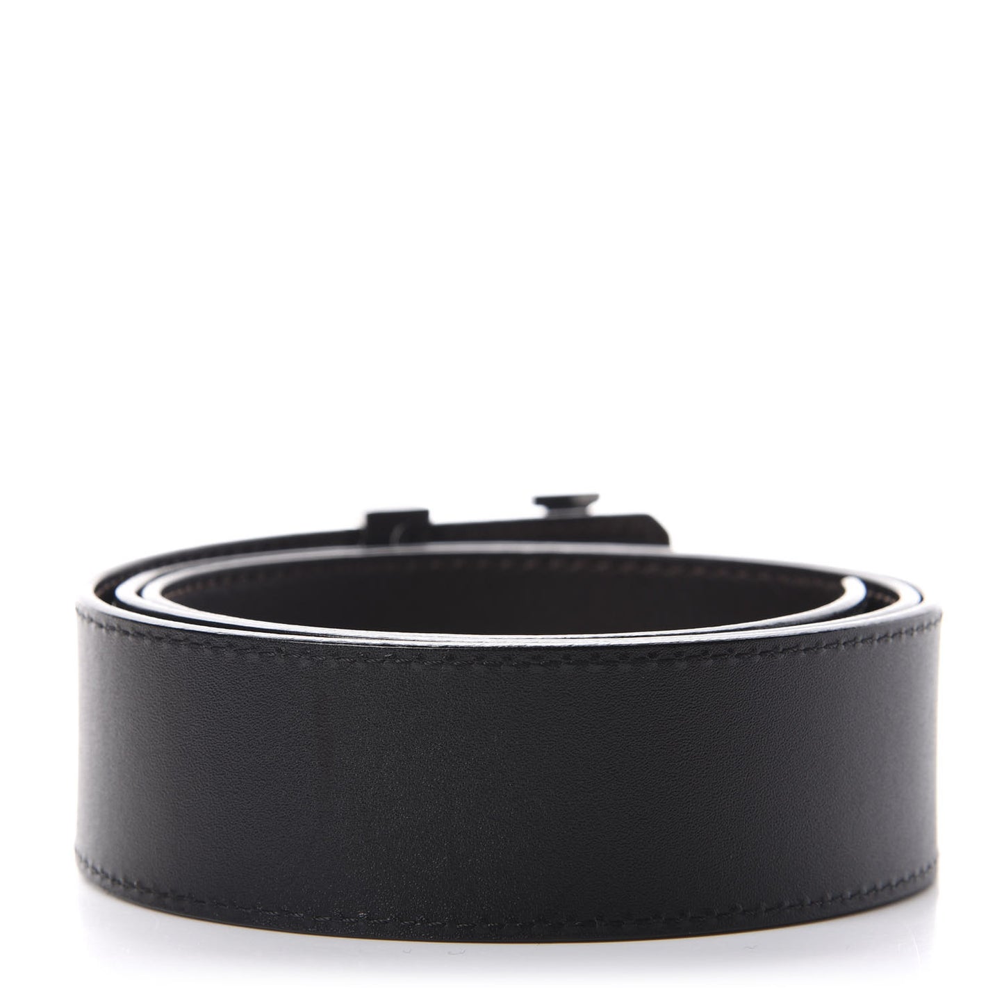 Monogram Calfskin 40mm LV Initiales Reversible Belt 85 34 Black