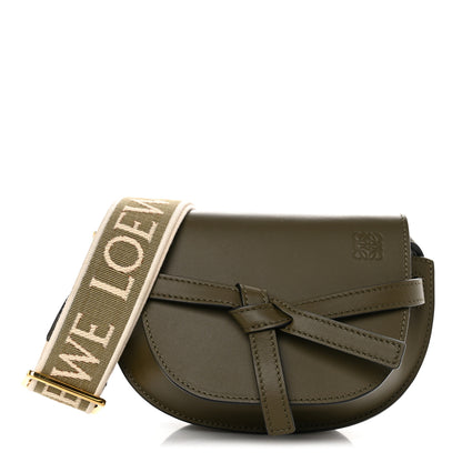 Loewe Calfskin Jacquard Mini Gate Dual Bag Autumn Green 1 of 10