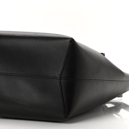 Mansur Gavriel Vegetable Tanned Calfskin Bucket Bag Black Flamma 10 of 13