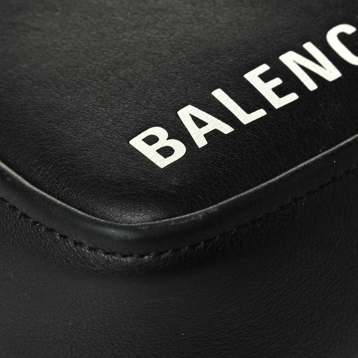 Calfskin XS Triangle Duffle Black