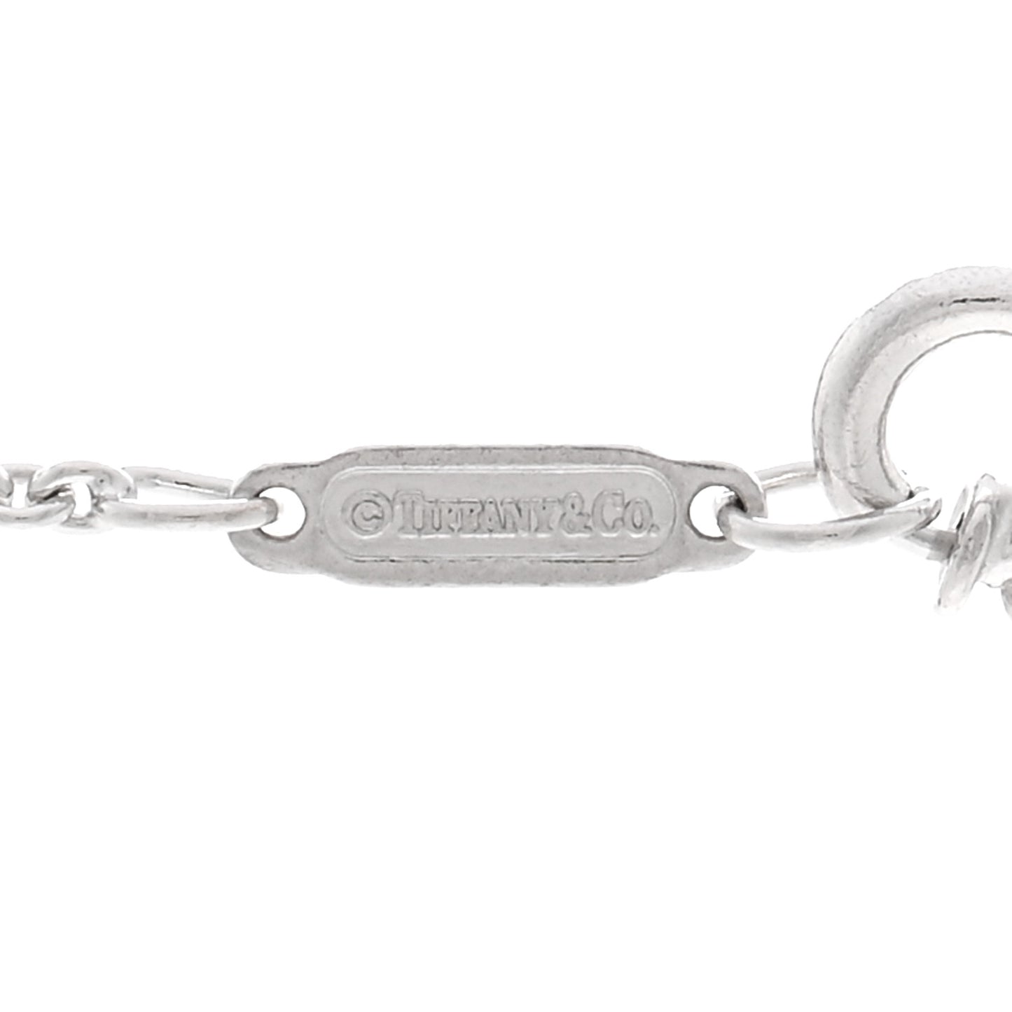 18K White Gold Diamond Atlas Bar Pendant Necklace