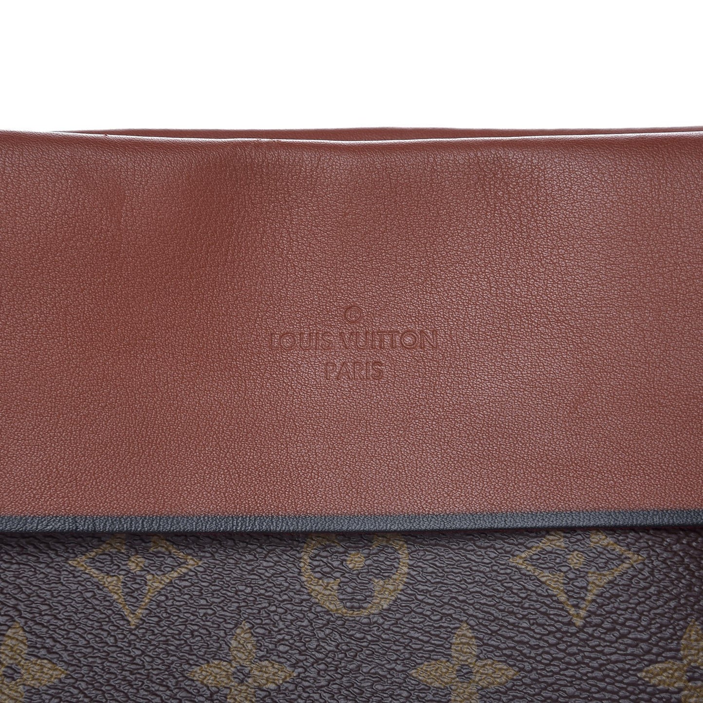 Monogram Tuileries Besace Caramel Rouge