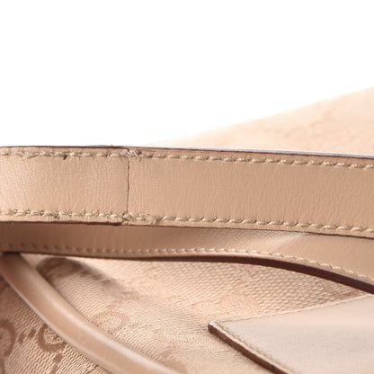 Gucci Monogram Satchel Beige 9 of 11