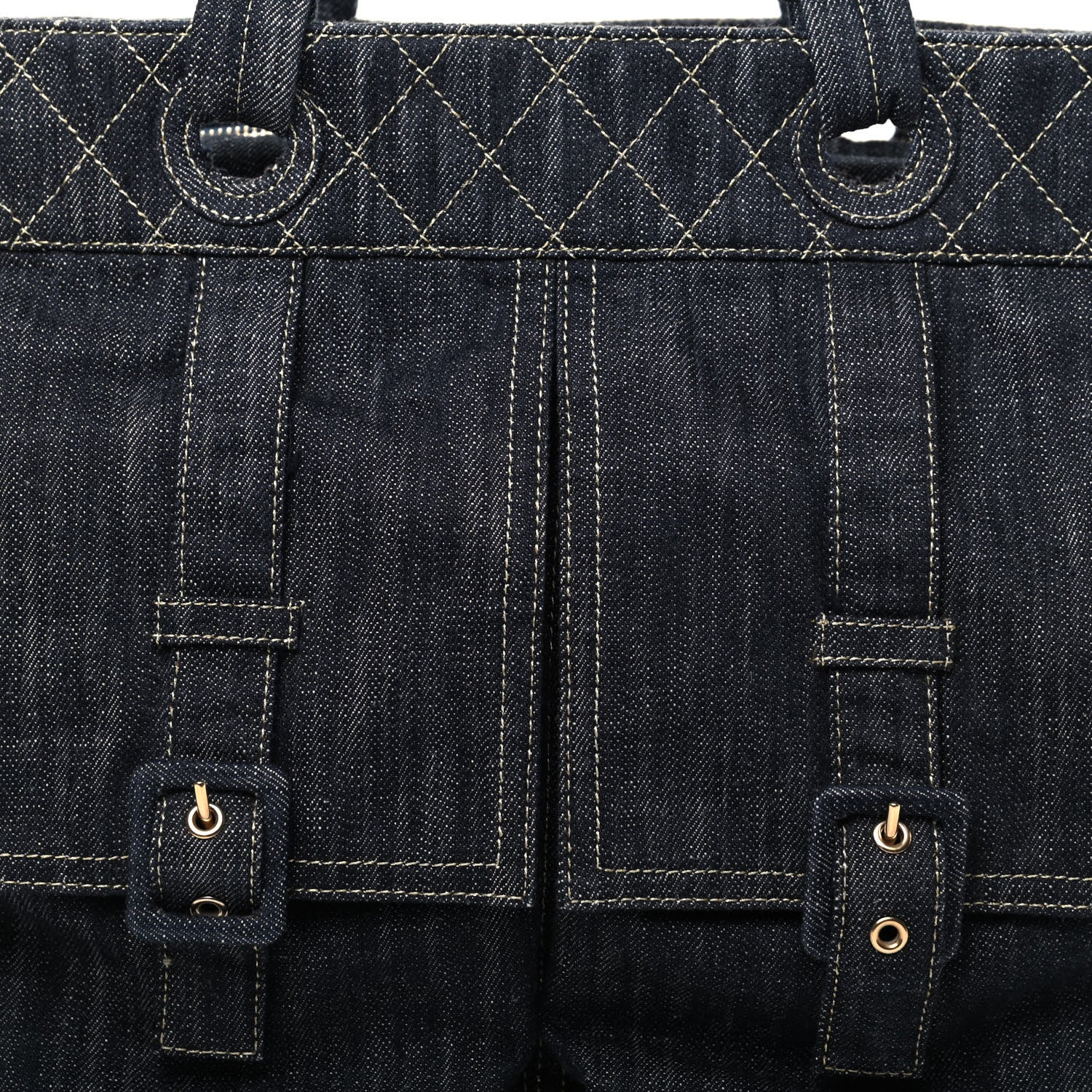 Chanel Denim CC Double Pocket Shoulder Bag 10 of 10